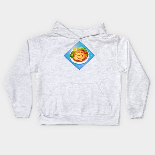 Sea omurice Kids Hoodie by pikaole